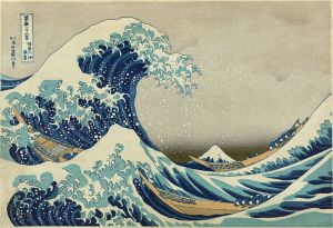 The Great Wave off Kanagawa. 神奈川沖浪裏